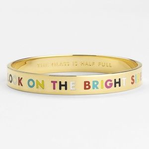 Kate Spade- IDIOM Bangle "LOOK ON THE BRIGHT SIDE"